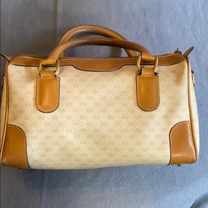 💯 Vintage Authentic GUCCI Monogram Doctor Bag